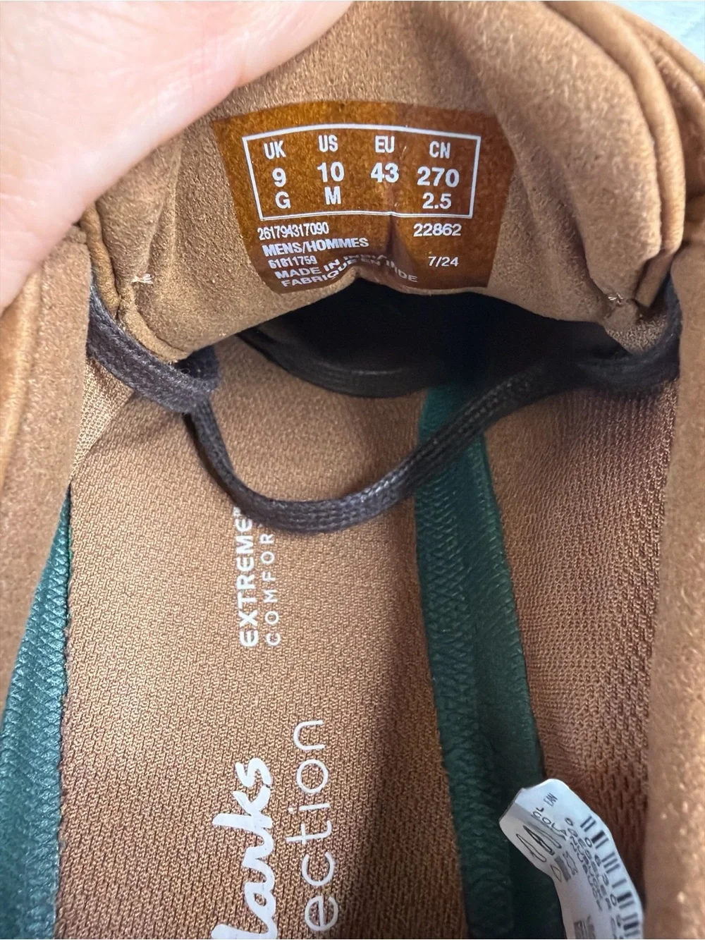 Clarks casual brown